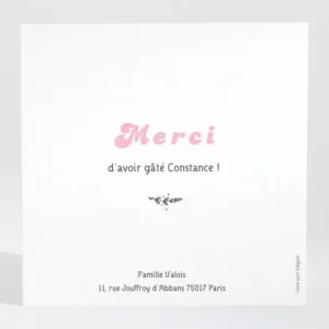 Remerciements naissance Petit ourson*Faire-part Elégant Clearance