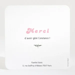 Remerciements naissance Petit ourson*Faire-part Elégant Clearance