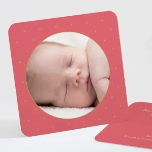 Remerciements naissance Petit coeur*Faire-part Elégant Discount