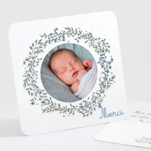 Remerciements naissance Ronde de bonheur*Faire-part Elégant Online