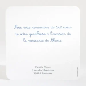 Remerciements naissance Ronde de bonheur*Faire-part Elégant Online