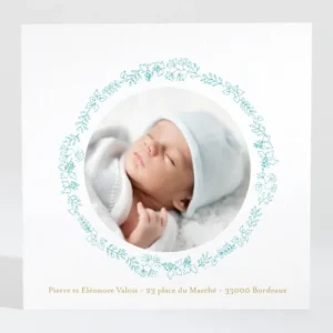 Remerciements naissance Risette*Faire-part Elégant Hot