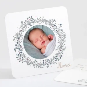 Remerciements naissance Ronde de bonheur*Faire-part Elégant Online