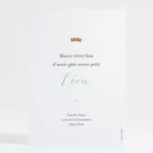 Remerciements naissance Spring baby boy*Faire-part Elégant Sale