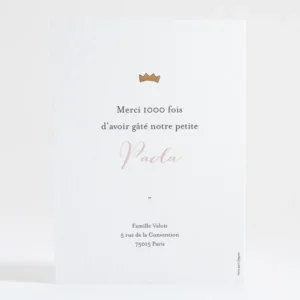 Remerciements naissance Spring baby girl*Faire-part Elégant Outlet