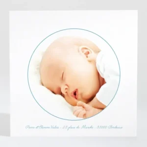 Remerciements naissance Swing*Faire-part Elégant New