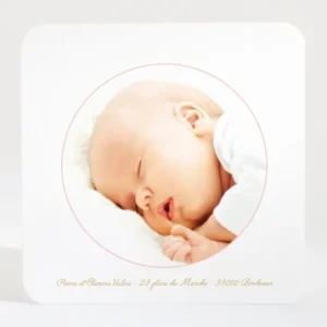 Remerciements naissance Swing*Faire-part Elégant New