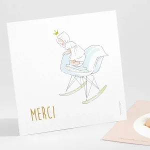 Remerciements naissance Swing*Faire-part Elégant New