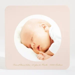Remerciements naissance Swing*Faire-part Elégant New