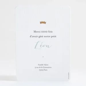 Remerciements naissance Spring baby boy*Faire-part Elégant Sale