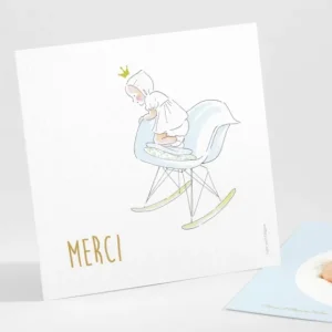 Remerciements naissance Swing*Faire-part Elégant New