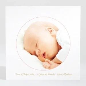 Remerciements naissance Swing*Faire-part Elégant New