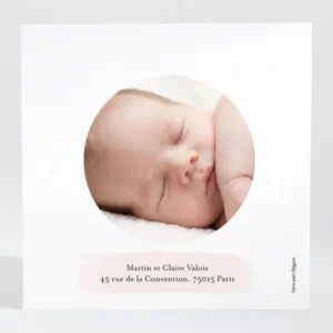 Remerciements naissance Tendresse*Faire-part Elégant Best