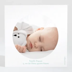 Remerciements naissance Tropical mood*Faire-part Elégant Hot