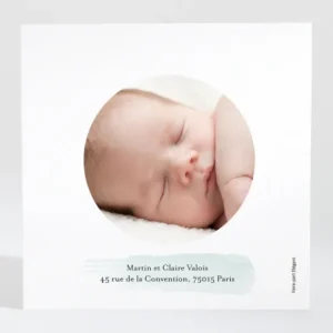 Remerciements naissance Tendresse*Faire-part Elégant Best