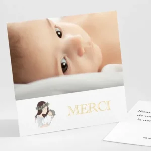 Remerciements naissance Tendre maman*Faire-part Elégant Clearance