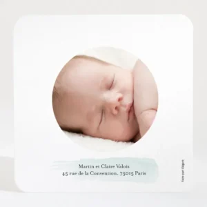 Remerciements naissance Tendresse*Faire-part Elégant Best