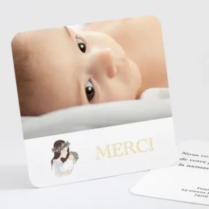 Remerciements naissance Tendre maman*Faire-part Elégant Clearance