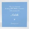 Remerciements naissance Vive les flamants roses*Faire-part Elégant Online
