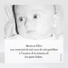 Remerciements naissance Vegetal*Faire-part Elégant Sale