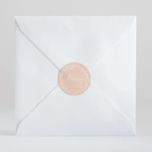 Stickers bapteme Couronne*Faire-part Elégant Best