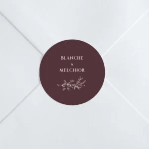 Stickers mariage Branche*Faire-part Elégant Online