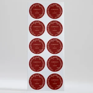 Stickers mariage Couronne*Faire-part Elégant Best