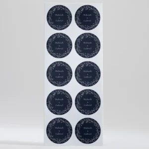 Stickers mariage Couronne Vegetale*Faire-part Elégant Discount