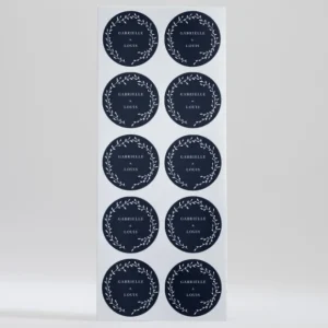 Stickers mariage Couronne*Faire-part Elégant Best