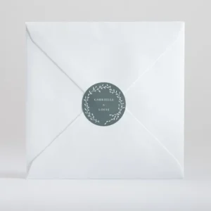 Stickers mariage Couronne*Faire-part Elégant Best