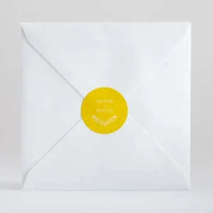 Stickers mariage Elegantes baies*Faire-part Elégant Fashion