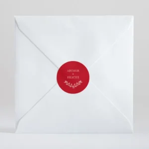 Stickers mariage Elegantes baies*Faire-part Elégant Fashion