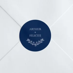 Stickers mariage Elegantes baies*Faire-part Elégant Fashion