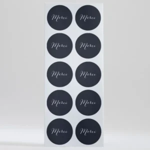 Stickers mariage Merci*Faire-part Elégant Discount