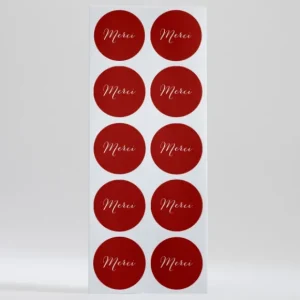 Stickers mariage Merci*Faire-part Elégant Discount