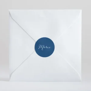 Stickers mariage Merci*Faire-part Elégant Discount