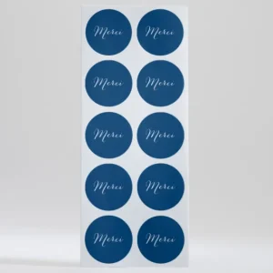 Stickers mariage Merci*Faire-part Elégant Discount