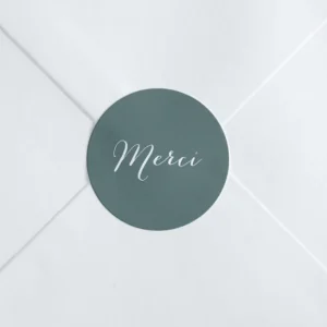 Stickers mariage Merci*Faire-part Elégant Discount