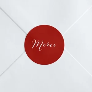 Stickers mariage Merci*Faire-part Elégant Discount