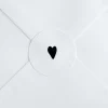 Stickers mariage Petit coeur*Faire-part Elégant Online
