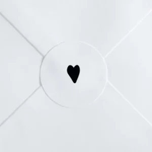 Stickers mariage Petit coeur*Faire-part Elégant Online