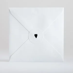 Stickers mariage Petit coeur*Faire-part Elégant Online