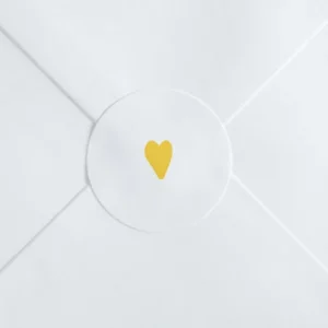 Stickers mariage Petit coeur*Faire-part Elégant Online