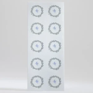 Stickers mariage Ronde Fleurie*Faire-part Elégant Fashion