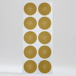 Stickers mariage Traditionnel Monogramme*Faire-part Elégant Online