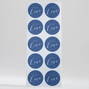 Stickers mariage We are in love*Faire-part Elégant Sale