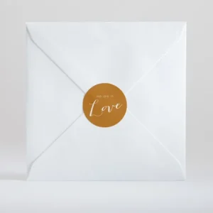 Stickers mariage We are in love*Faire-part Elégant Sale