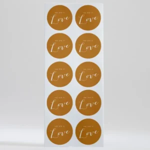 Stickers mariage We are in love*Faire-part Elégant Sale