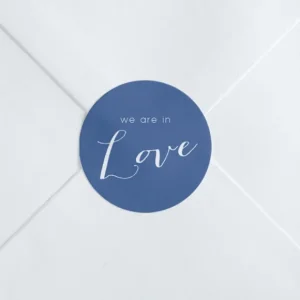 Stickers mariage We are in love*Faire-part Elégant Sale