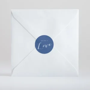 Stickers mariage We are in love*Faire-part Elégant Sale